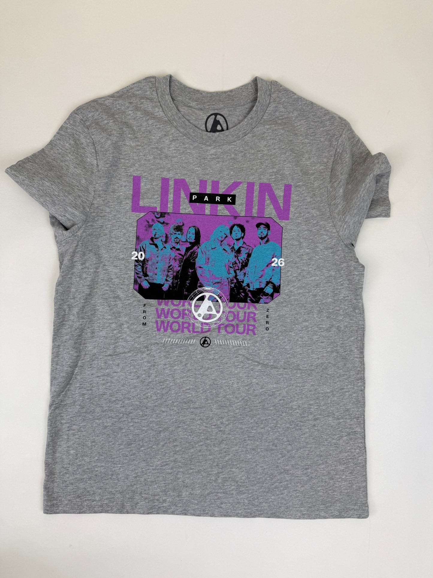 09.16 LINKIN PARK - Purple Group Grey Tee