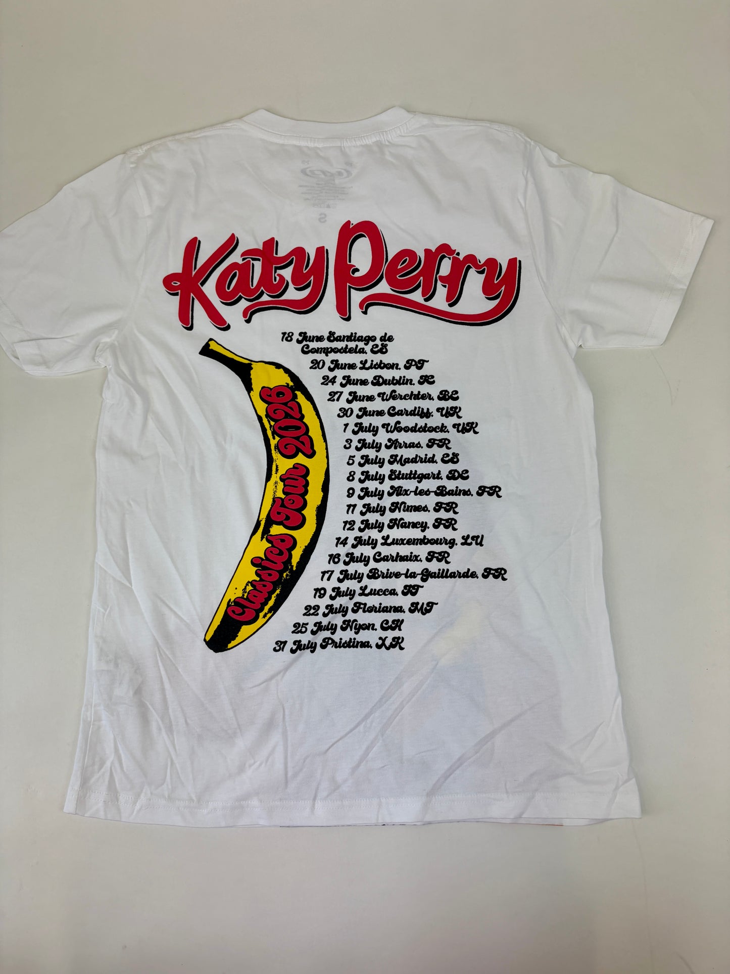 03.3. KATY PERRY - Banana Phone White Tee