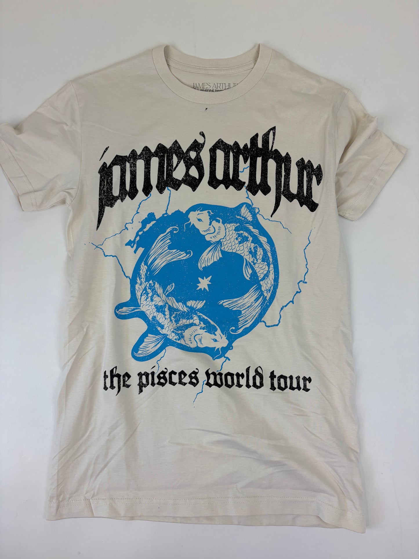 05.2 JAMES ARTHUR - Pisces Tour Vintage White Tee