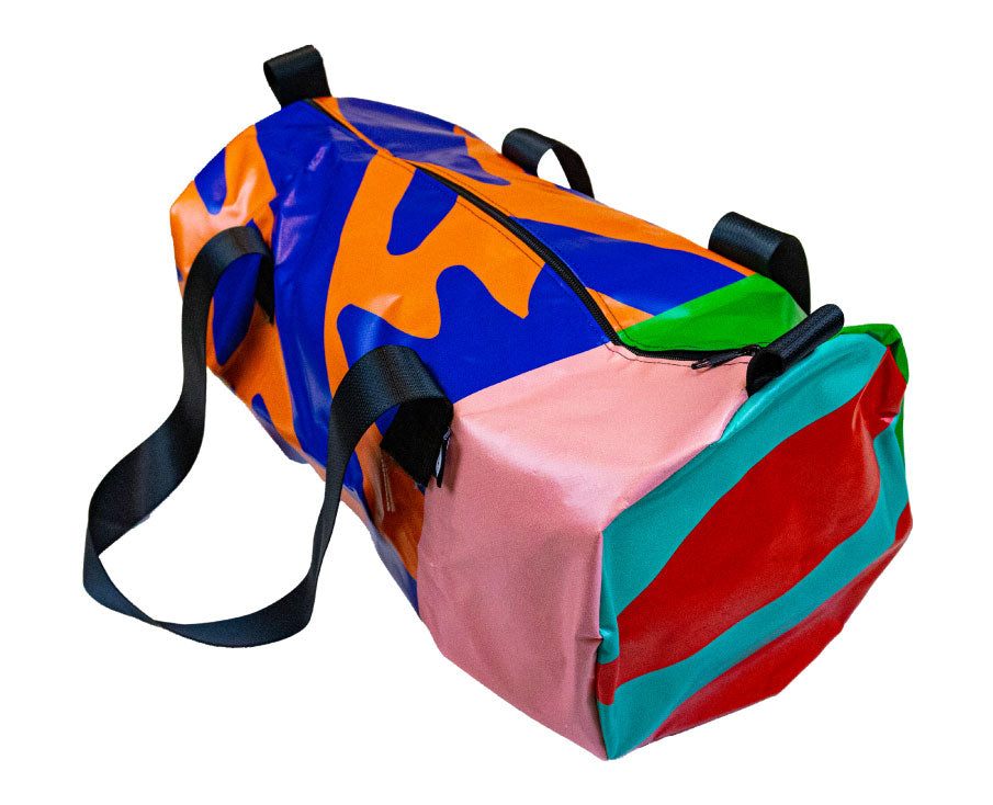 F40. Recycled Multicolor Weekendbag