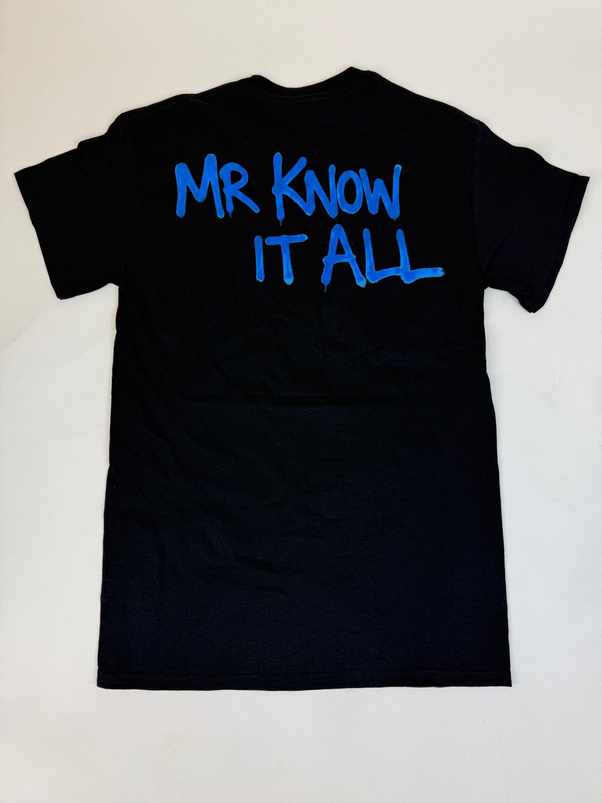 28.2 TEDDY SWIMS - Mr Know it all Black Tee