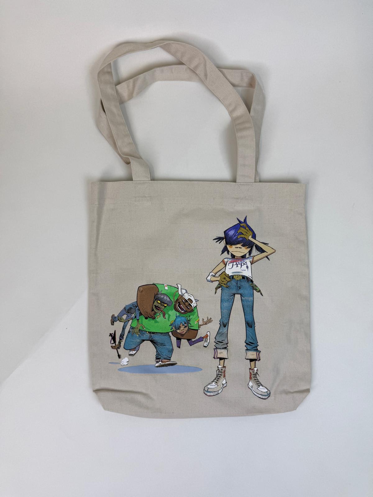35.5 Gorillaz - cream tote