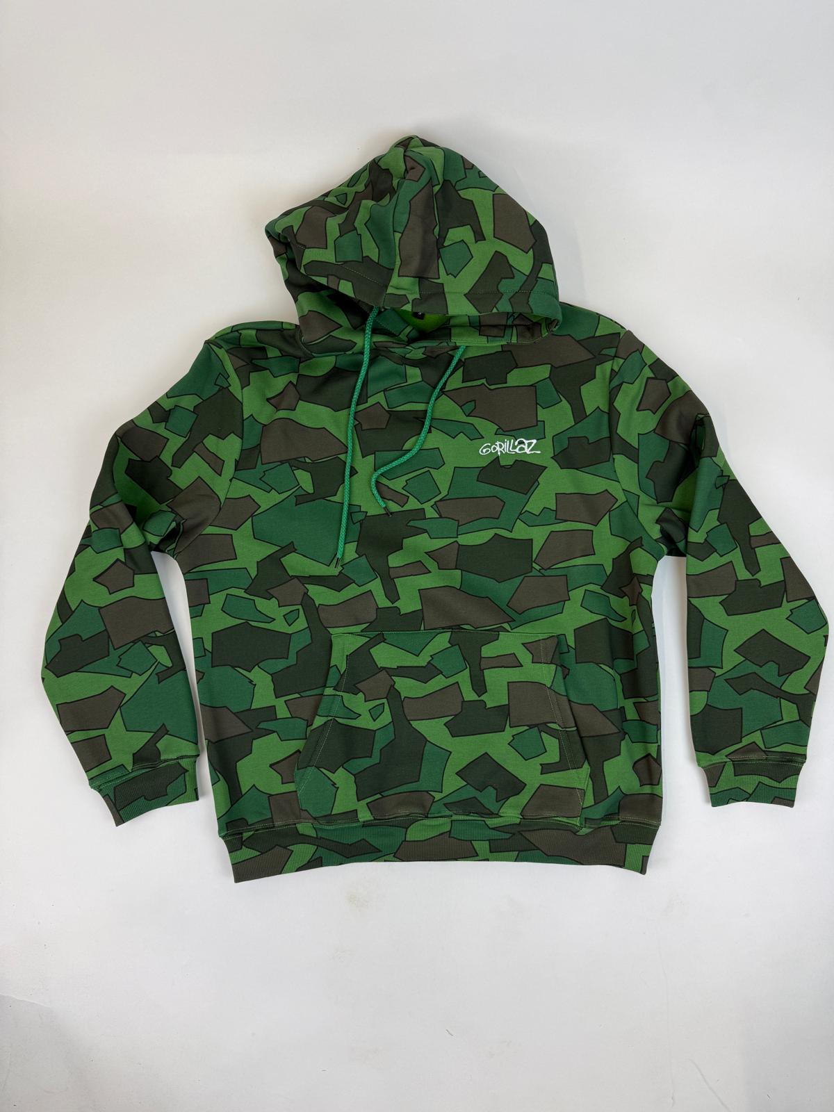 35.4 Gorillaz - custom camo hoodie