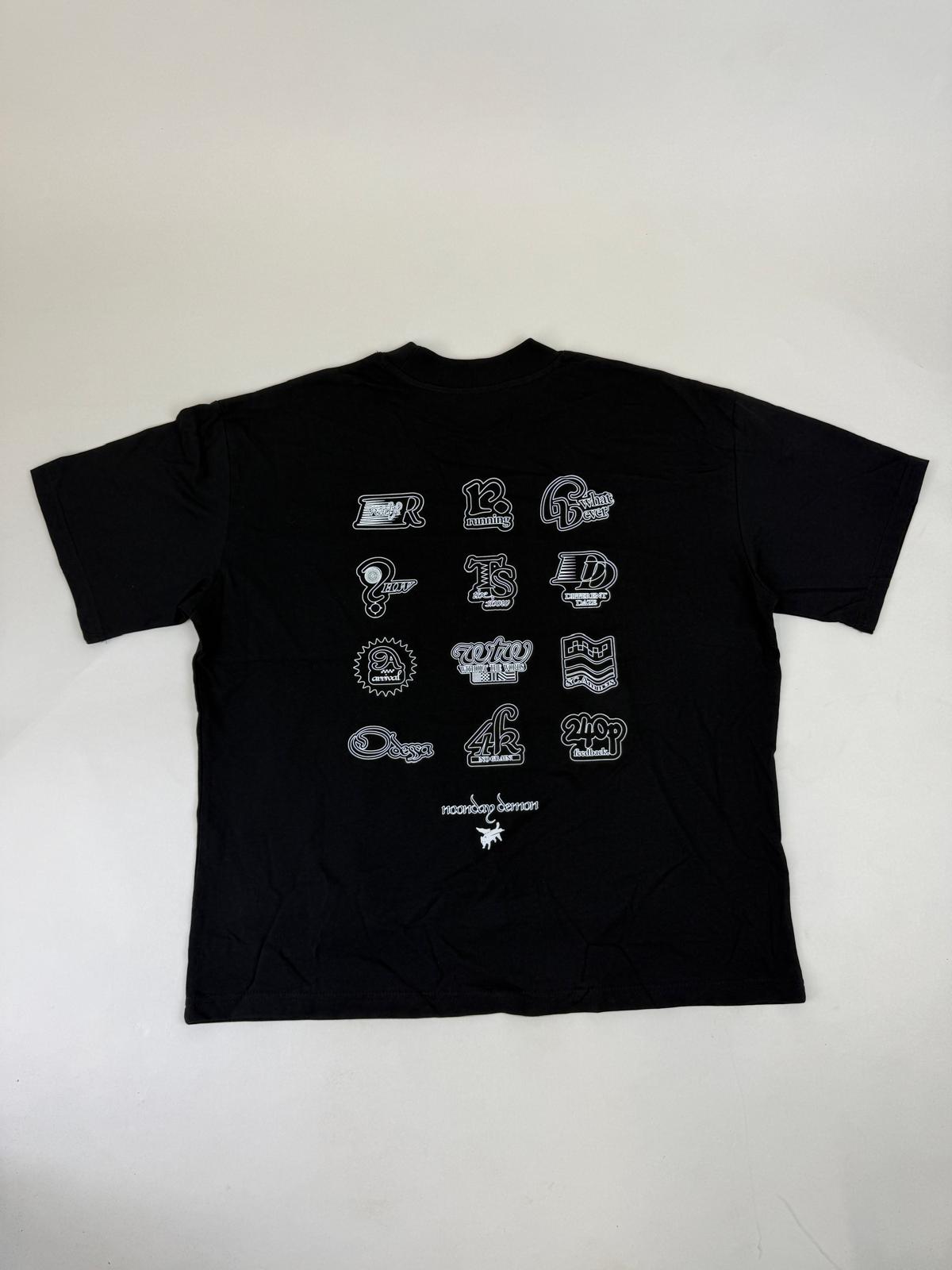 39.1 HIGH HI - Logo Black Tee