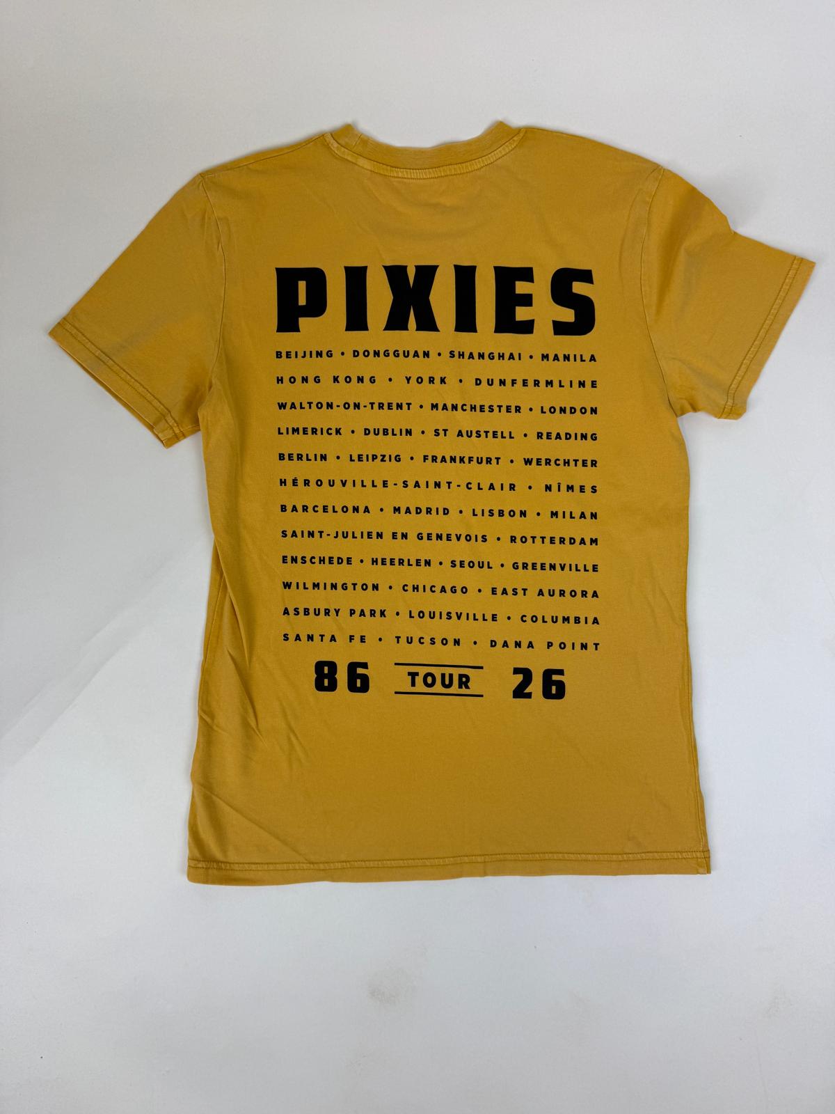 46.3 PIXIES - Pixies Tour Yellow Tee