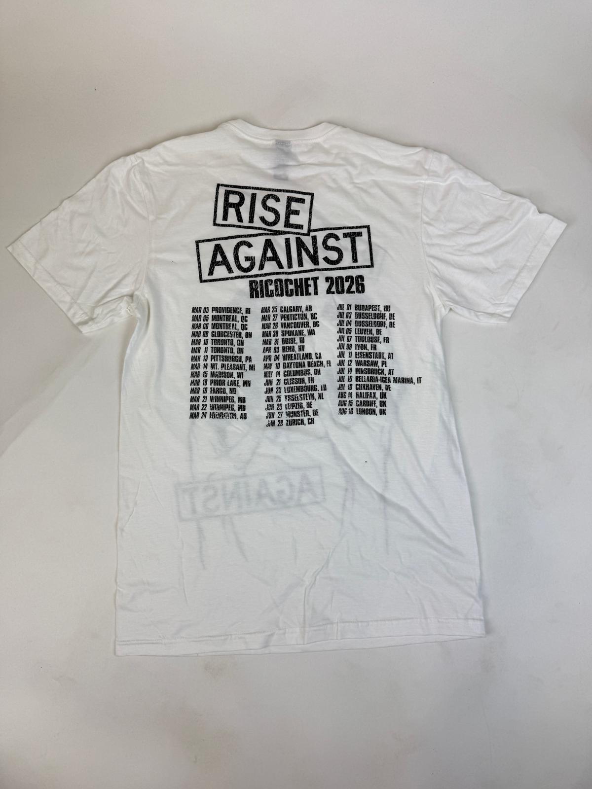 59.2 RISE AGAINST - Hands White Tee