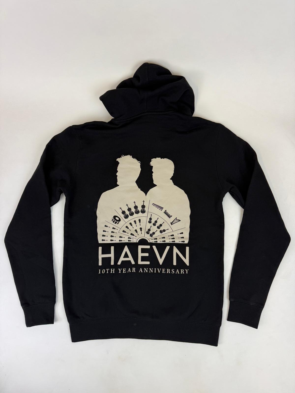 67.3 Haevn - logo black hoodie