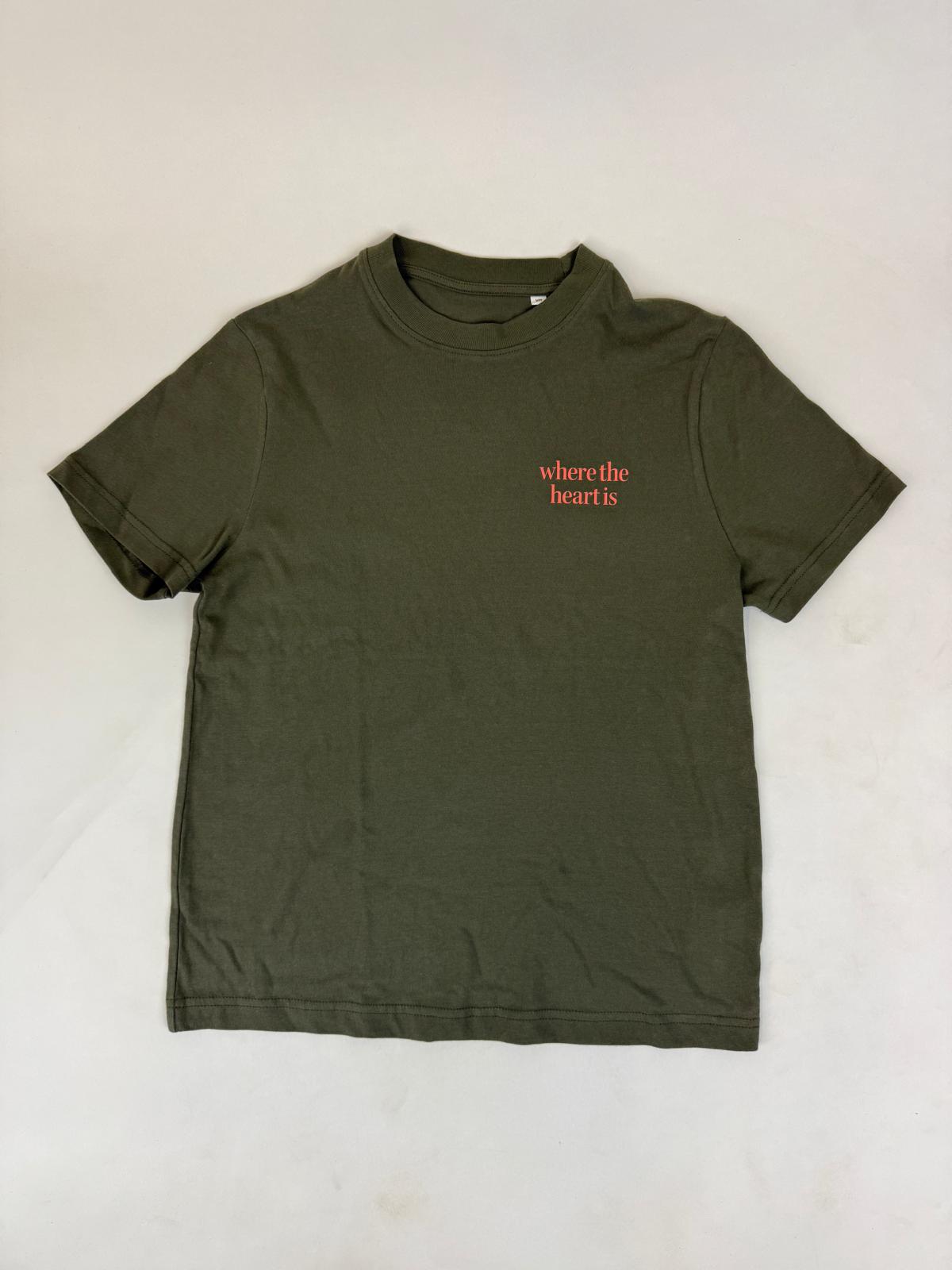67.2 Haevn - where the love is kaki tee