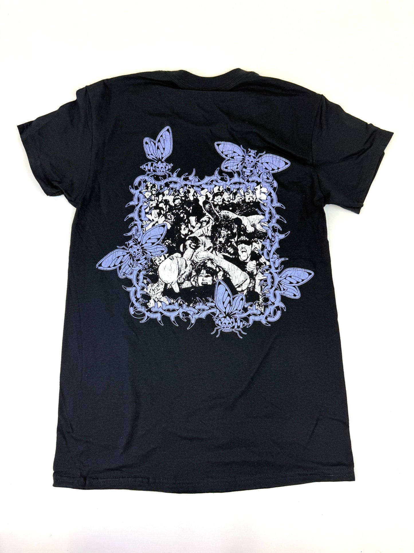 07.2  LANDMVRKS - Purple Logo Black Tee