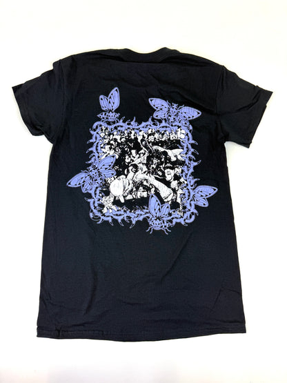 07.2  LANDMVRKS - Purple Logo Black Tee