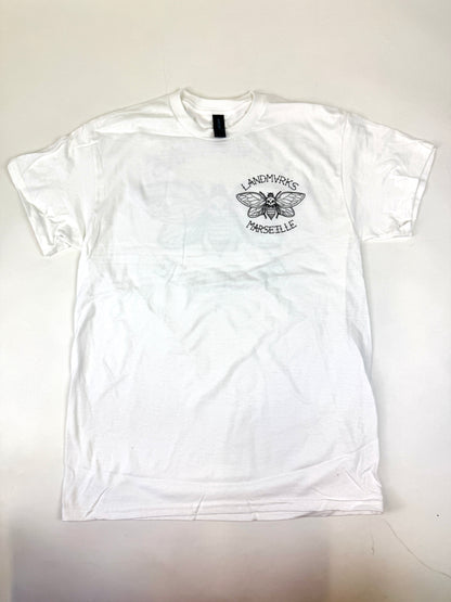 07.3  LANDMVRKS - Marseille White Tee