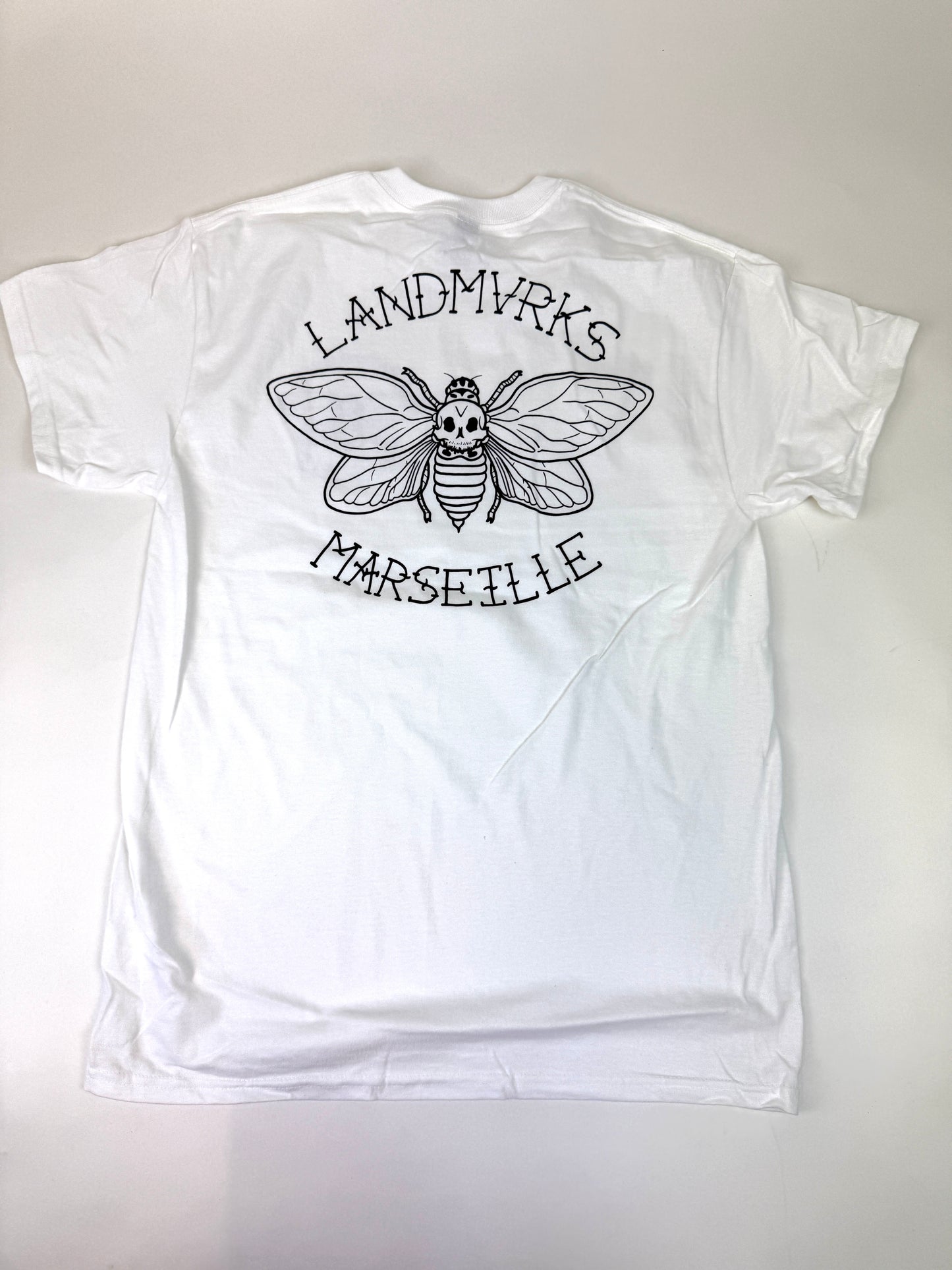07.3  LANDMVRKS - Marseille White Tee