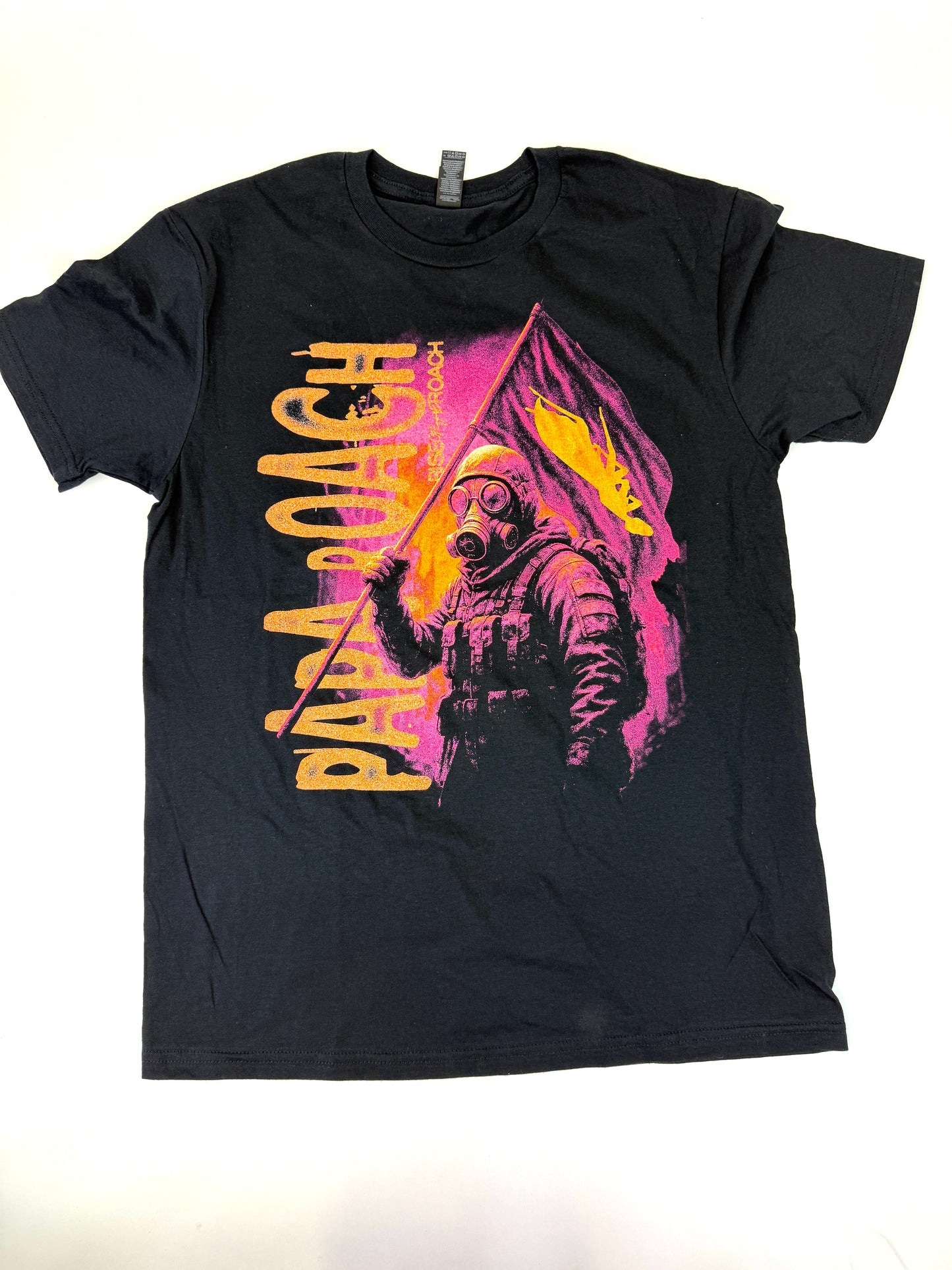 08.1  PAPA ROACH - Gasmask Black Tee