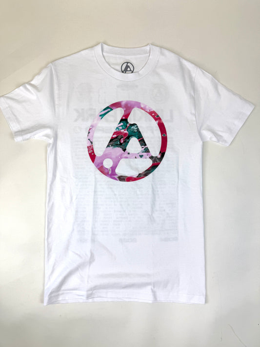 09.2 LINKIN PARK - Pink Logo White Tee