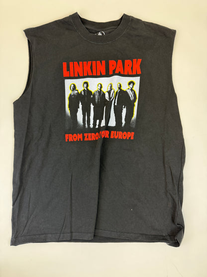 09.15 LINKIN PARK - From Zero Photo collage Black Sleveless Tee