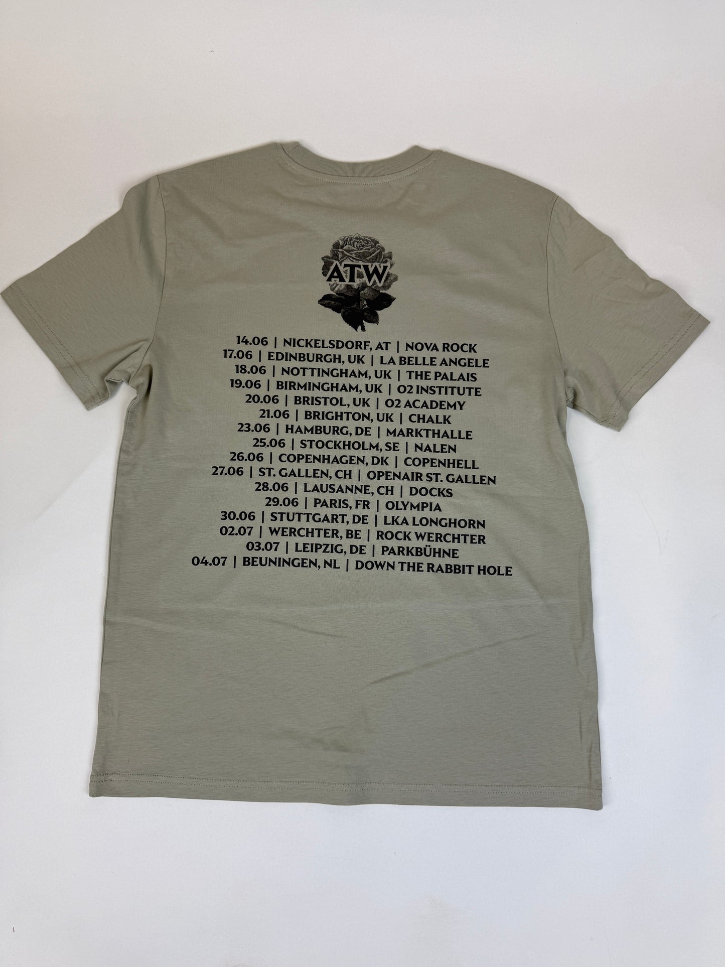 15.2 ALL THEM WITCHES - Rose House of mirrors Dateback Kaki Tee