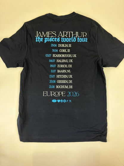05.1 JAMES ARTHUR - Pisces Tour Blue Tee