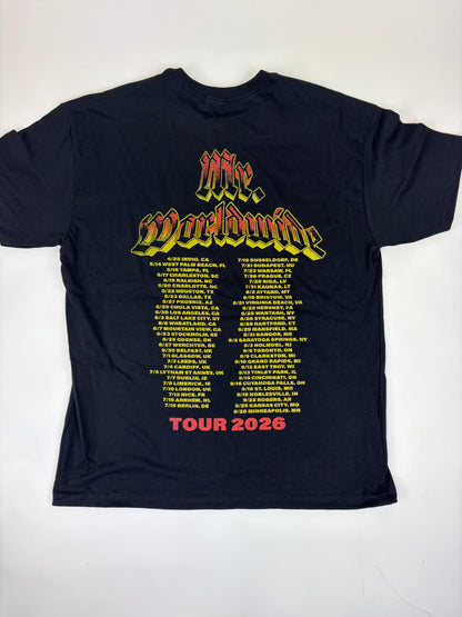 06.3 PITBULL - Palm Tree Black Tee