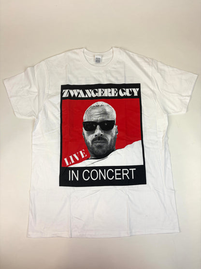 10.3 ZWANGERE GUY - In concert White Tee