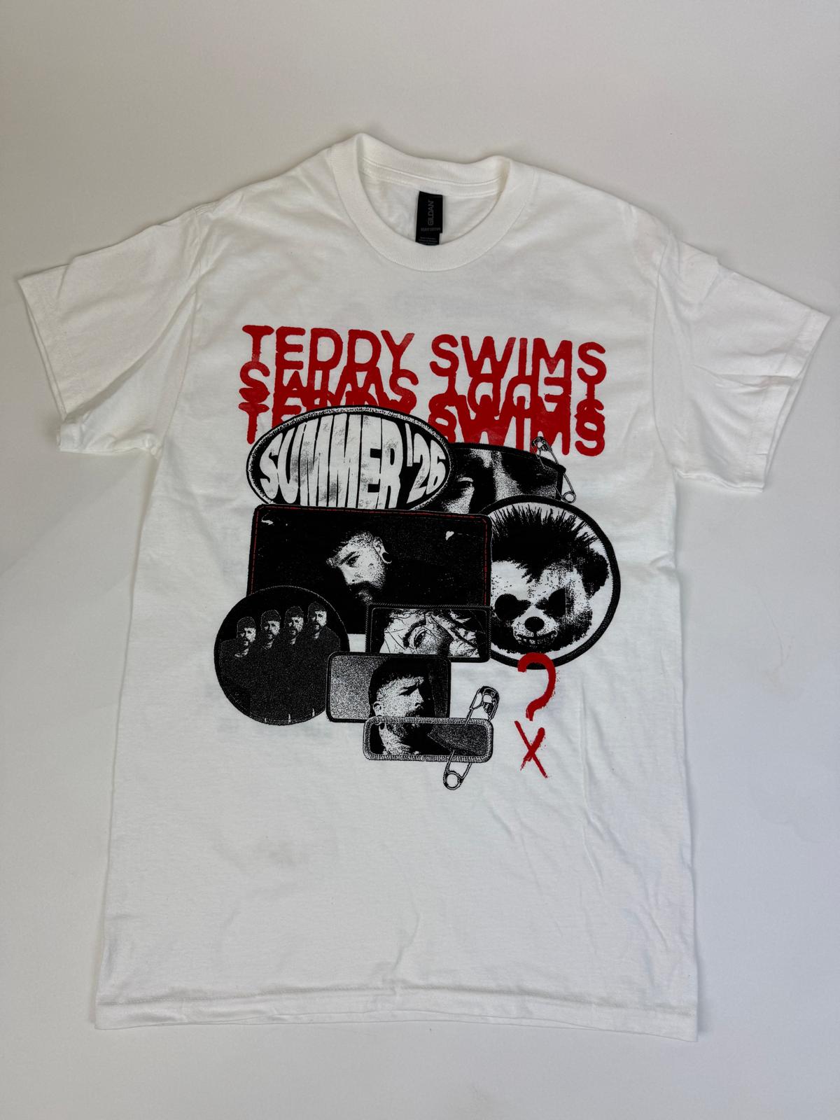 28.3 TEDDY SWIMS - Collage Summer White Tee