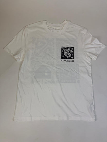 30.1 KINGFISHER - Lind Off White Tee
