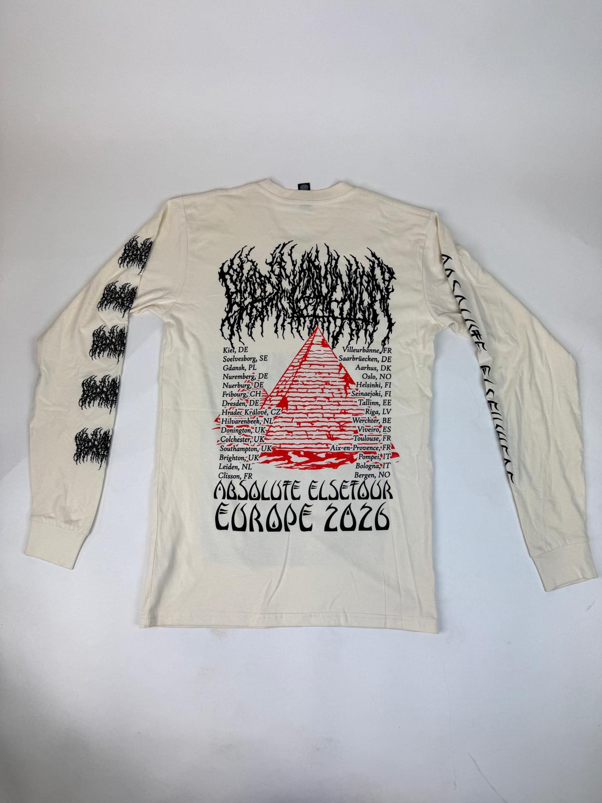 34.3 BLOOD INCANTATION - Tour Cream LS