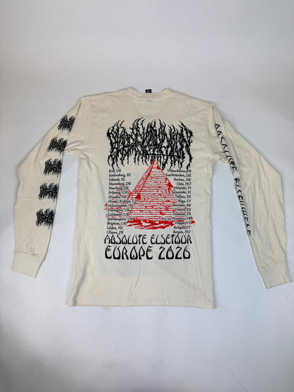 34.3 BLOOD INCANTATION - Tour Cream LS