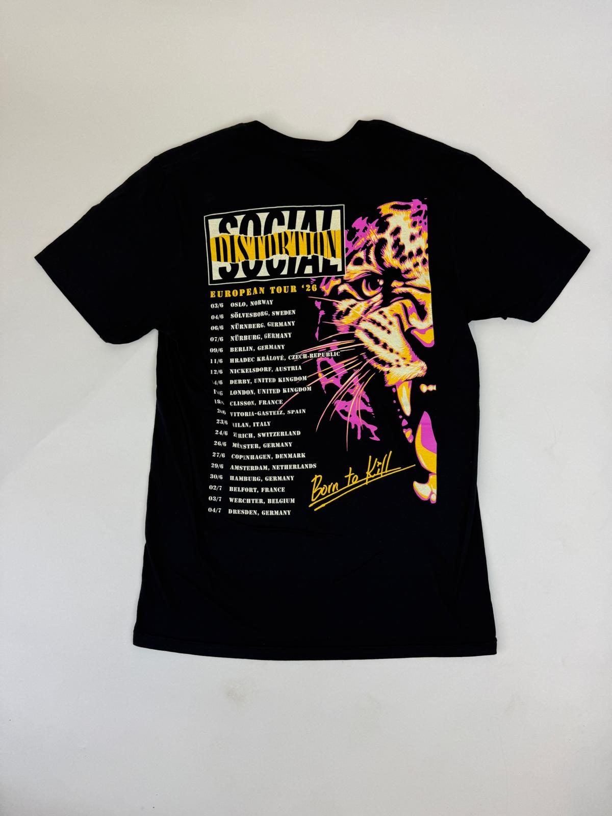38.2 SOCIAL DISTORTION - Tour Black Tee