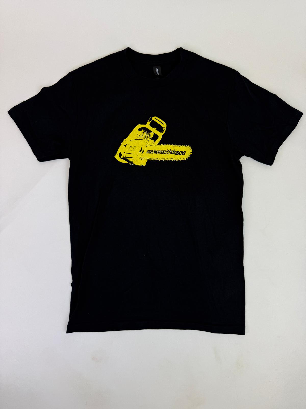 49.2 MAN/WOMAN/CHAINSAW - hainsaw Black Tee
