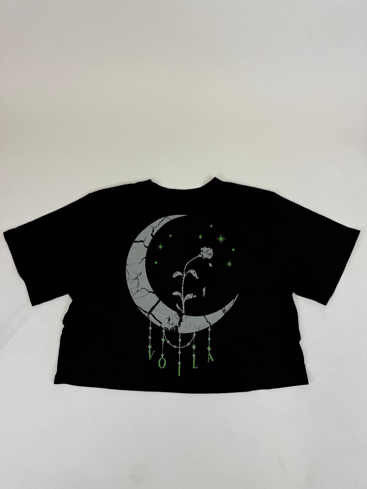 52.2 VOILA - Moon Black Crop