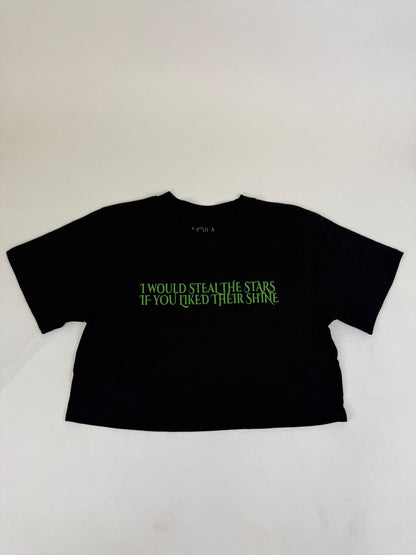 52.2 VOILA - Moon Black Crop