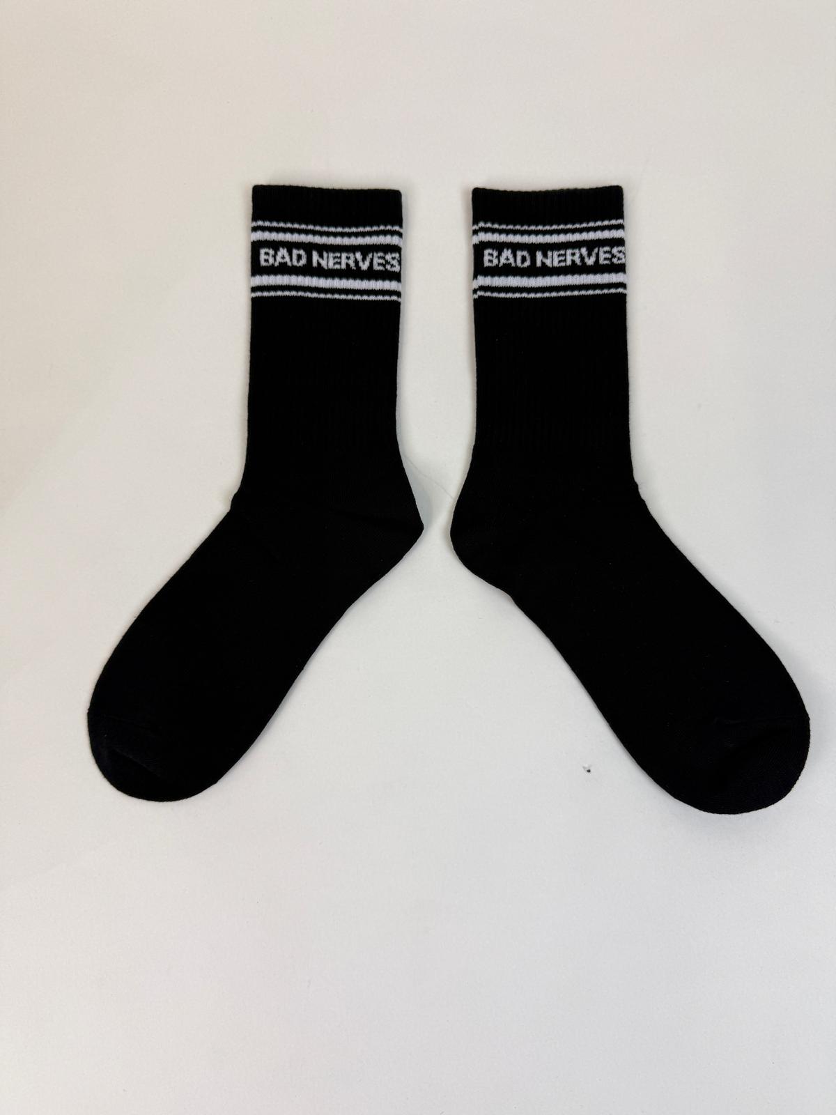 53.1 BAD NERVES - Black socks