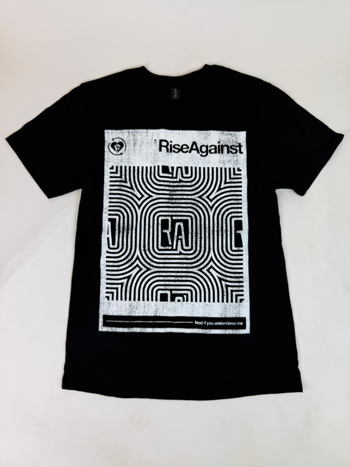 59.1 RISE AGAINST - Tour Black Tee
