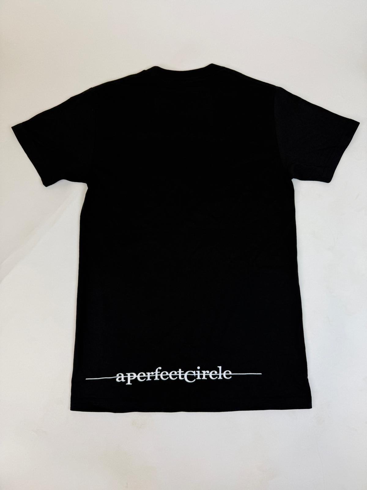 60.2 A PERFECT CIRCLE - Glitch Crescent Black Tee