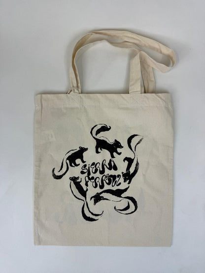 63.3 SIERRA FERRELL - Cream Tote bag