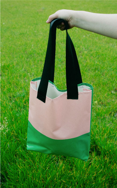 Recycled Multicolor Shopper